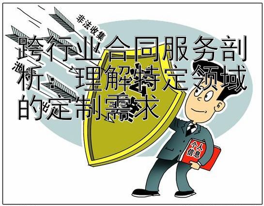 跨行业合同服务剖析：理解特定领域的定制需求